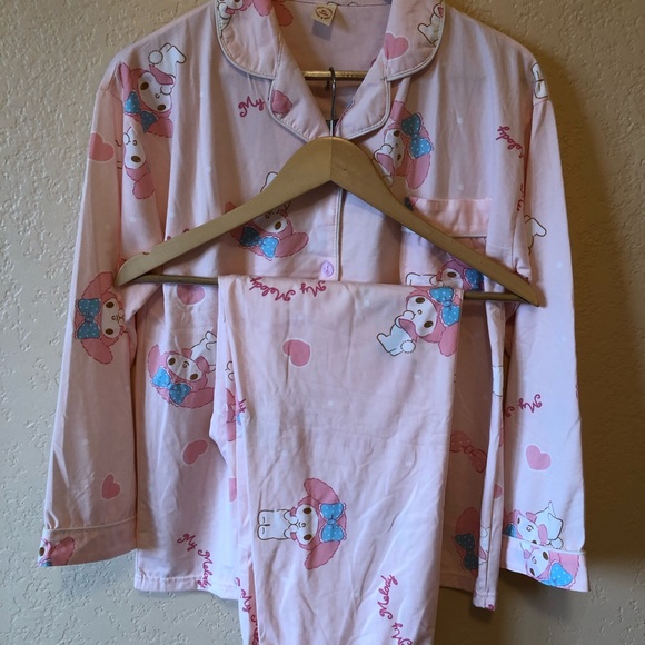 Hello Kitty My Melody Pajamas Set Size - Picture 8 of 8